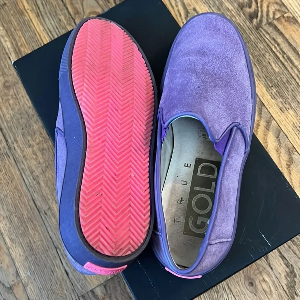 True Gold Slip On Sneakers